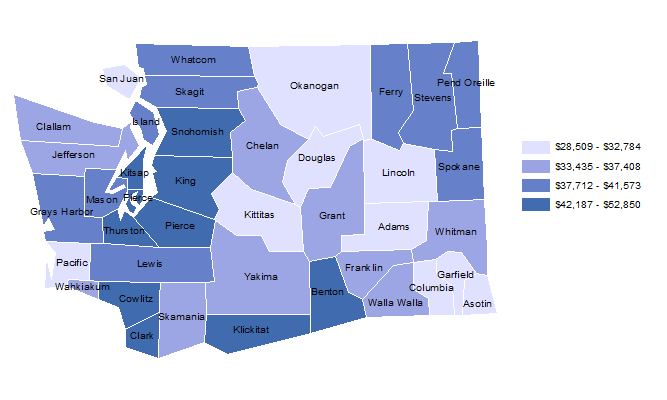 Maps of King County demographics - King County, Washington