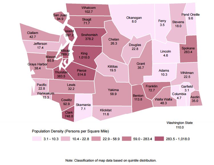 Washington State Population 2025