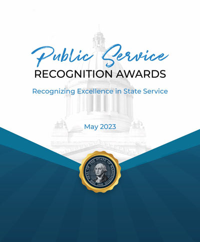 Public Service Recognition Awards 2023 booklet cover