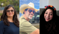 headshots for three speakers from LLN Latino Leadership Network